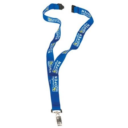 Custom Polyester Lanyards - 1" with Safety Breakaway